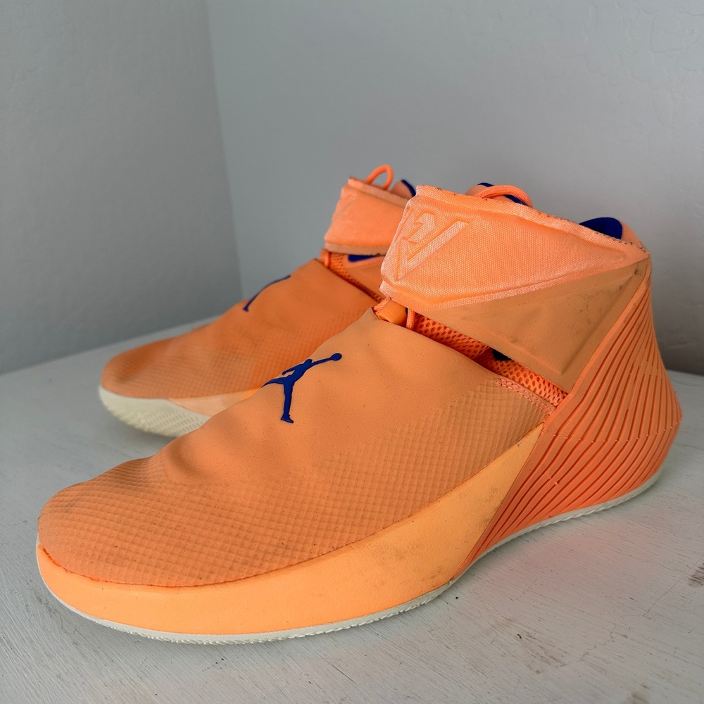 Jordan Shoes Mens 12 Why Not Zer0.1 Orange Blue Basketball AA2510-800